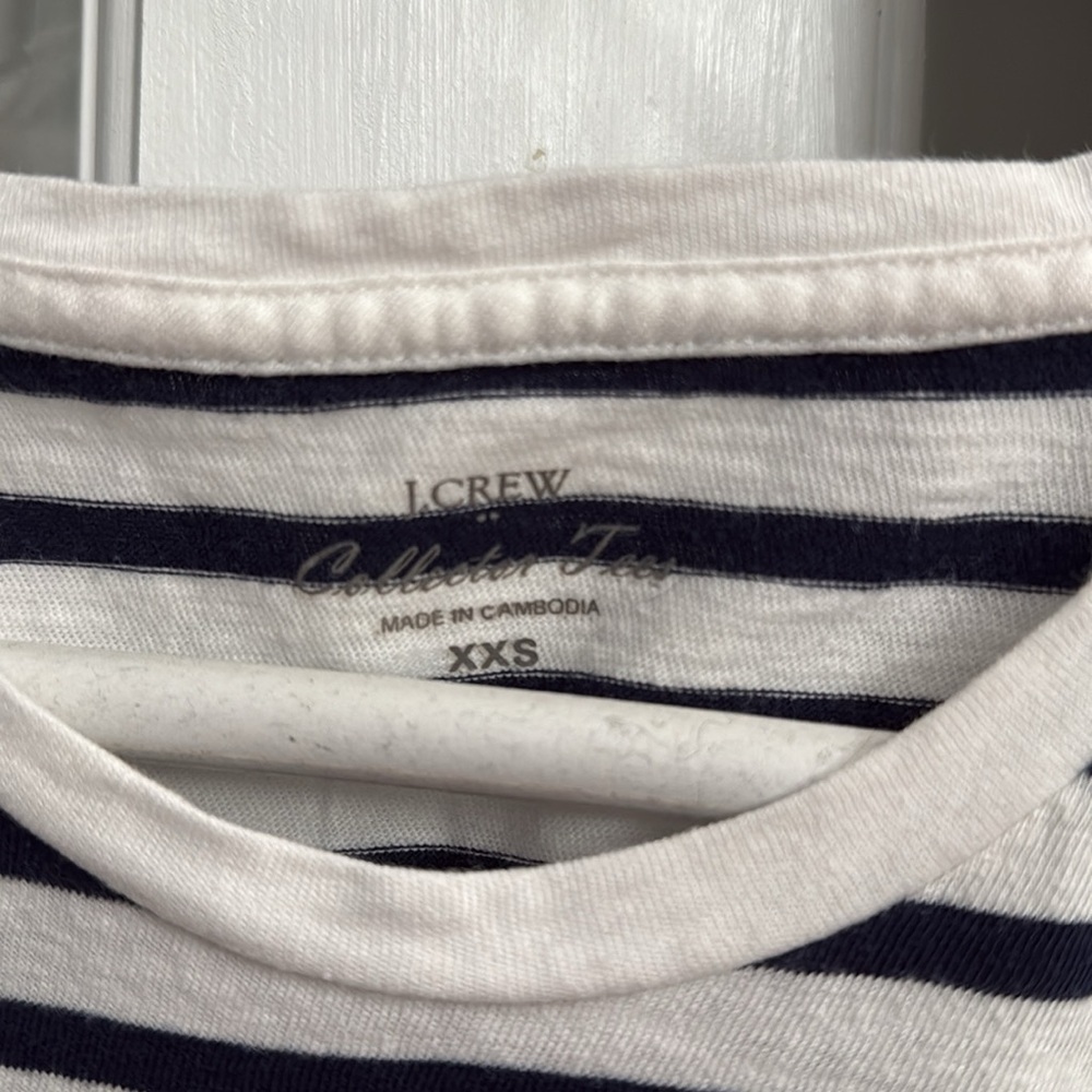 J.CREW Striped Sequin Pineapple T-Shirt - Picture 4 of 4